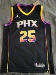 NBA 25 Bridges SUNS noir 2022-23 Statement Edition Maillot imprimé